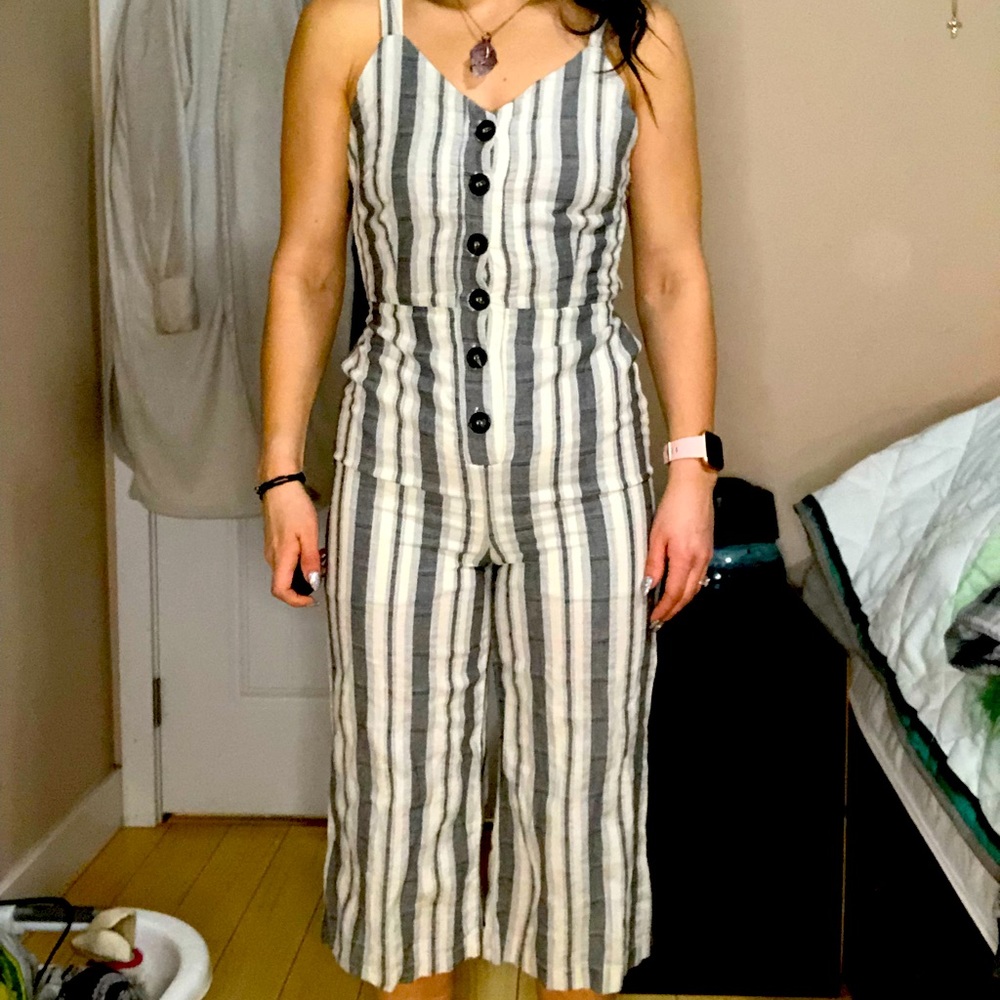 Urban romantics backless jumpsuit